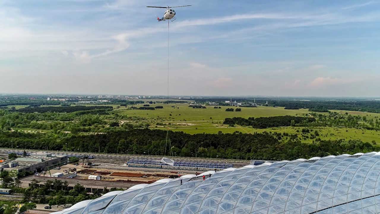 Allianz Arena Companeer Austausch Hubkissen